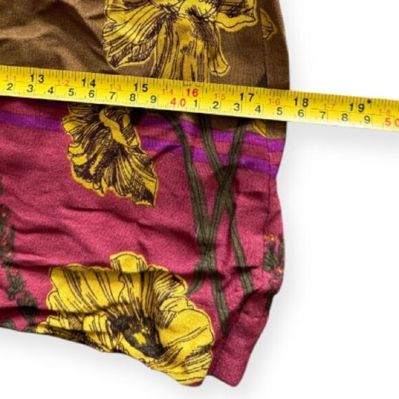 Anthropologie Maeve Terrace Floral Pants size 14 000100 - Picture 8 of 10